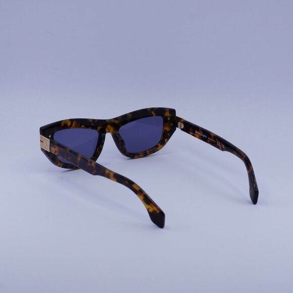Palm Angels PERI10E CLAIRE 6045 Sunglasses Havana Cat Eye Frame, Blue Lenses - Picture 5 of 9